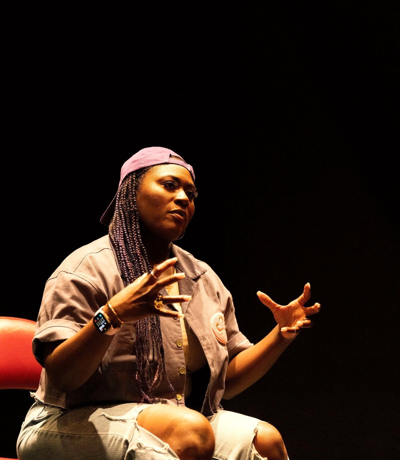Danielle Brooks on stage.